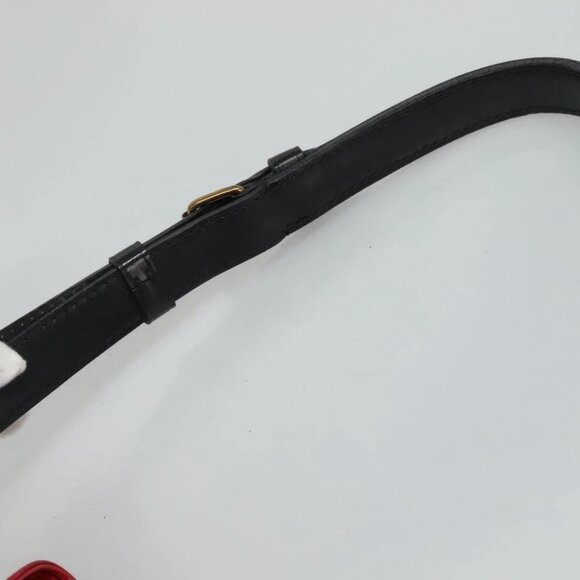 LOUIS VUITTON Epi Petit Noe Shoulder Bag Bicolor Black Red - Picture 14 of 16